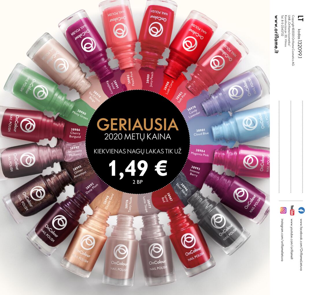 Oriflame katalogas akcijos nuo 
  2020-05-01 iki 
  2020-05-31 | Leidinukas.lt puslapis 69