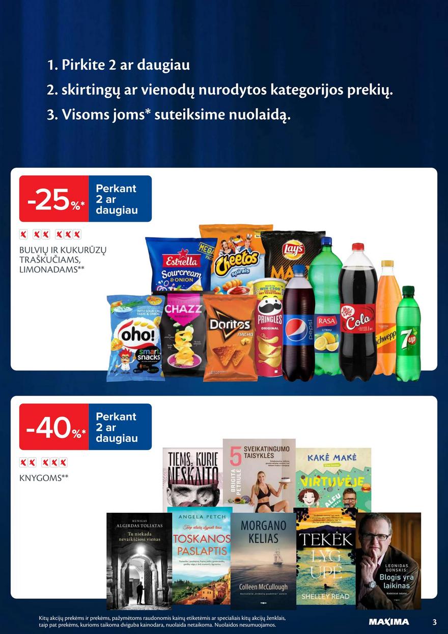 Maxima savaitinis leidinys 38 akcijos nuo
2024-09-17 iki
2024-09-23 | Leidinukas.lt puslapis 3