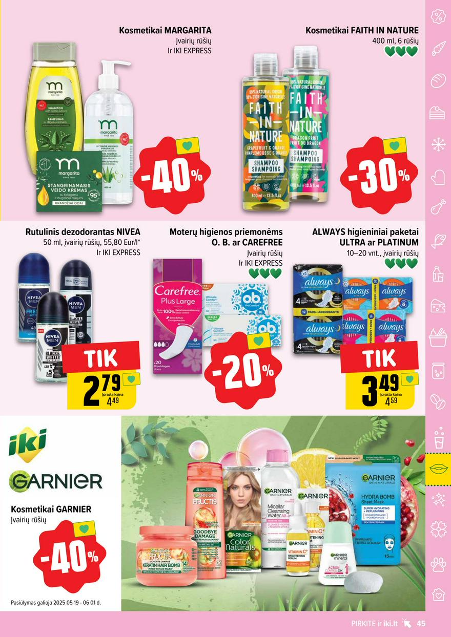 Iki leidinys 21 akcijos nuo 
  2025-05-19 iki 
  2025-05-25 | Leidinukas.lt puslapis 45