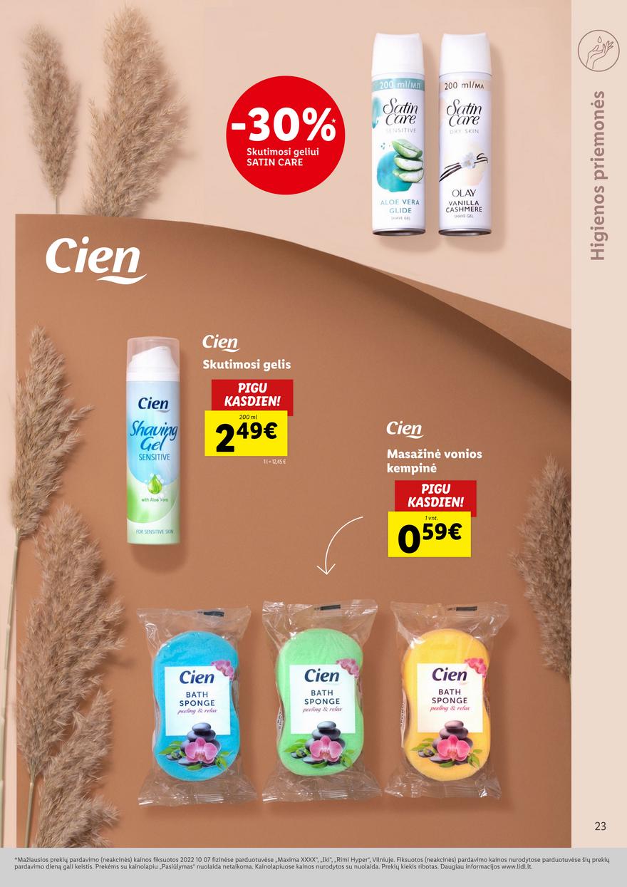 Lidl pasiūlymai akcijos nuo 
  2022-10-13 iki 
  2022-10-19 | Leidinukas.lt puslapis 23