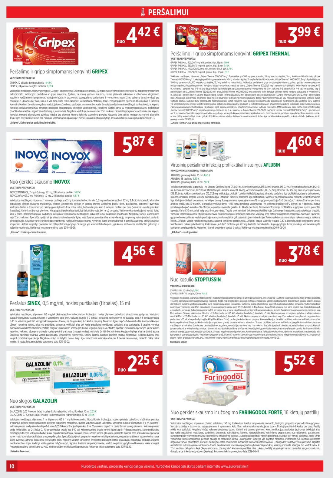 Euro vaistinė leidinys akcijos nuo 
  2020-01-04 iki 
  2020-01-31 | Leidinukas.lt puslapis 10