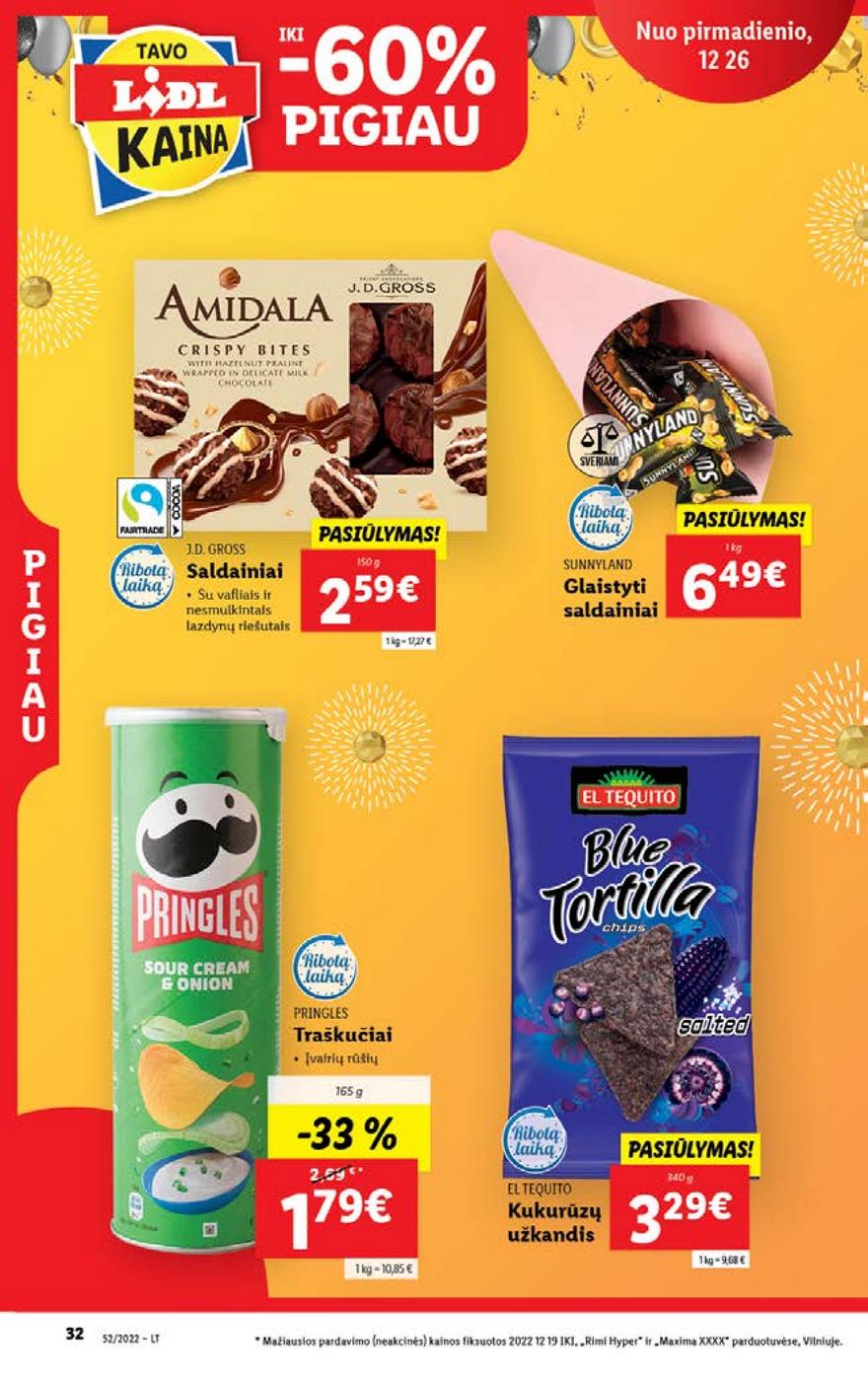 Lidl maisto prekių pasiūlymai akcijos nuo 
  2022-12-26 iki 
  2023-01-01 | Leidinukas.lt puslapis 32