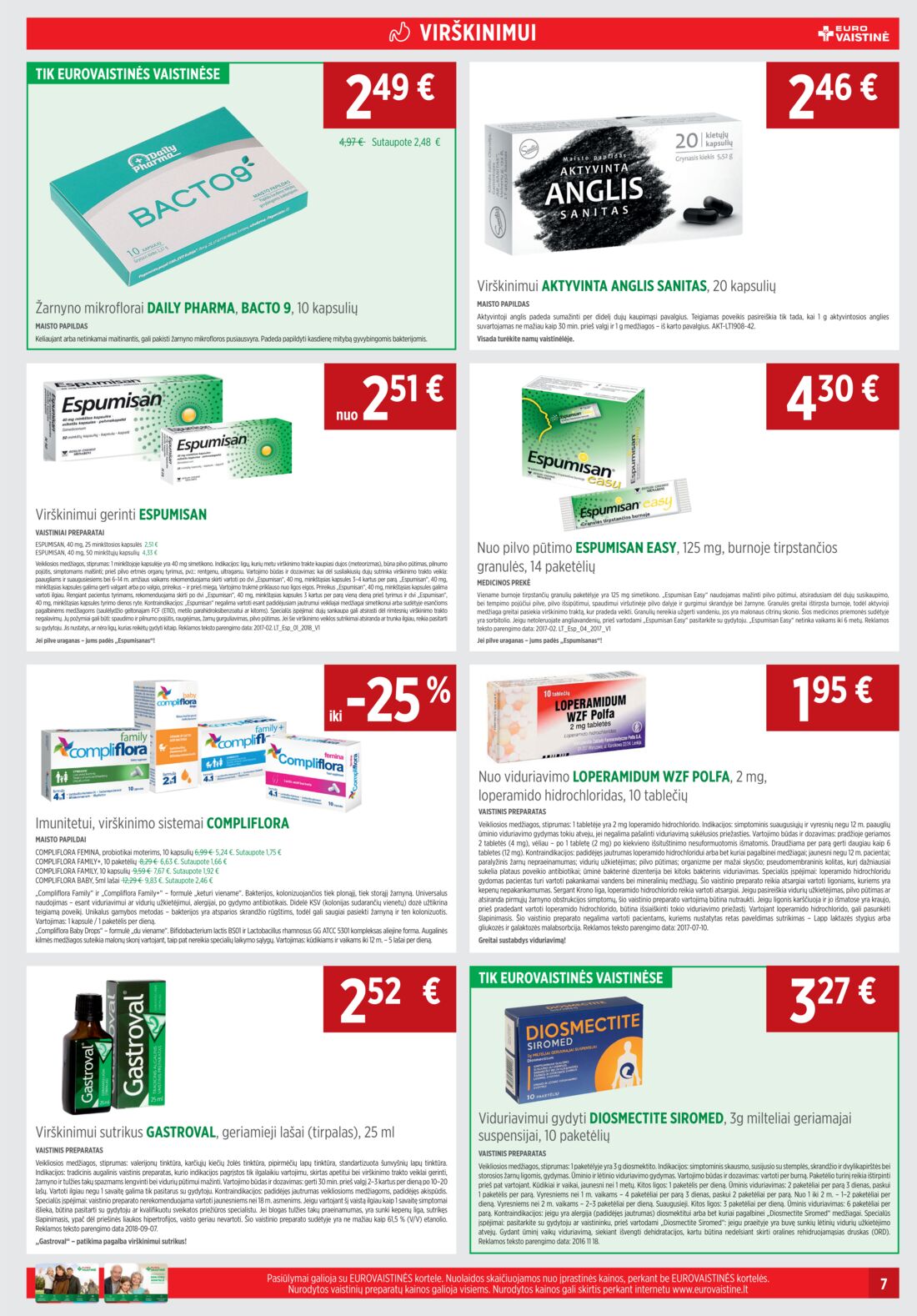 Euro vaistinė leidinys akcijos nuo 
  2019-10-01 iki 
  2019-10-31 | Leidinukas.lt puslapis 7