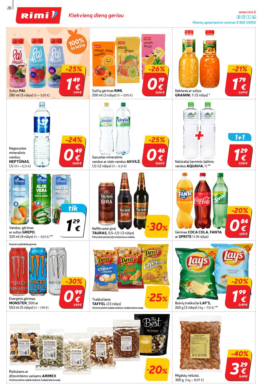 Rimi savaitinis leidinys akcijos nuo 
  2020-07-21 iki 
  2020-07-27 | Leidinukas.lt puslapis 20