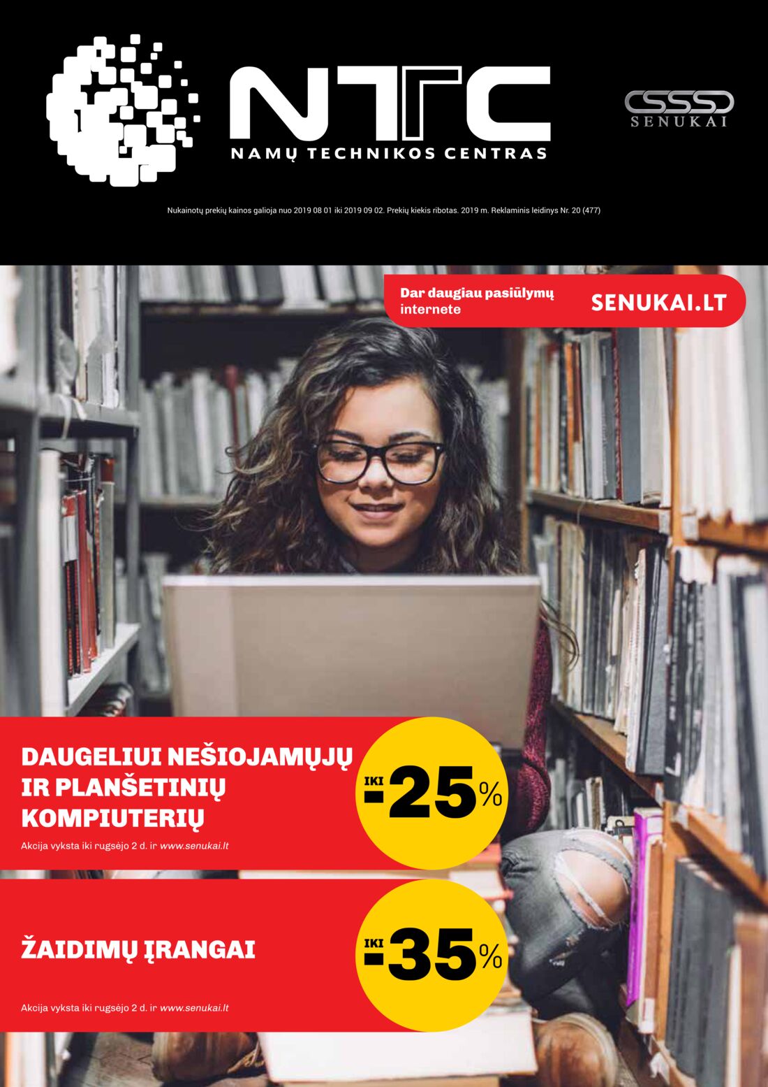 Senukai reklaminis leidinys akcijos nuo 
  2019-08-01 iki 
  2019-10-02 | Leidinukas.lt puslapis 1