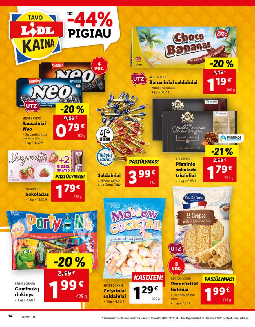 Lidl maisto prekių pasiūlymai akcijos nuo 
  2021-10-04 iki 
  2021-10-10 | Leidinukas.lt puslapis 34