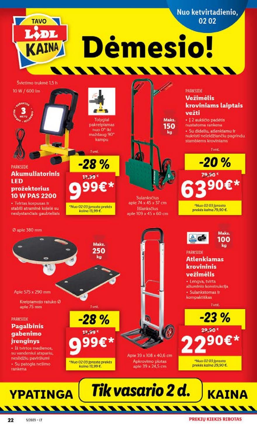 Ldil ne maisto leidinys akcijos nuo 
  2023-01-30 iki 
  2023-02-05 | Leidinukas.lt puslapis 22