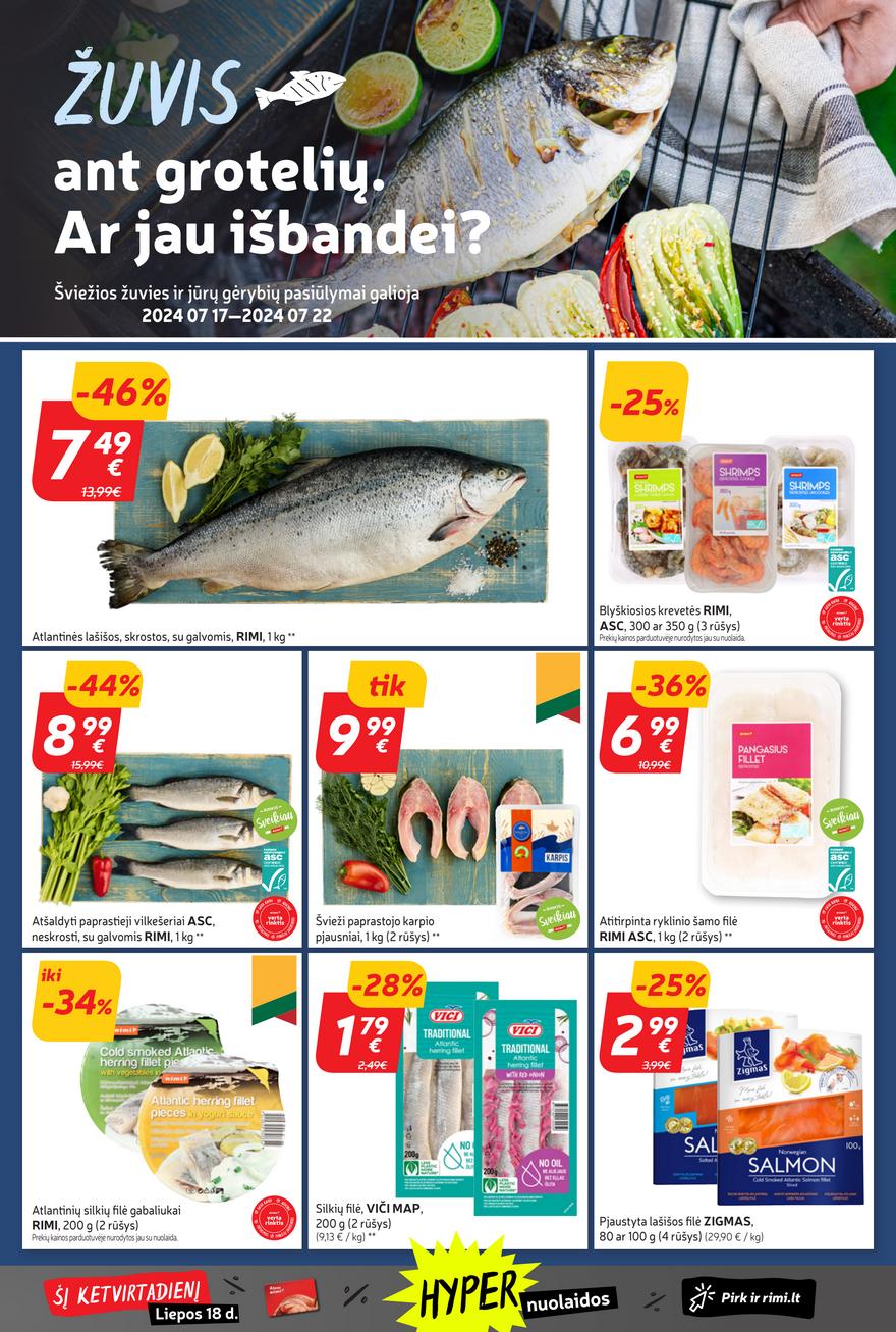 Rimi savaitinis leidinys akcijos nuo 
  2024-07-16 iki 
  2024-07-22 | Leidinukas.lt puslapis 11