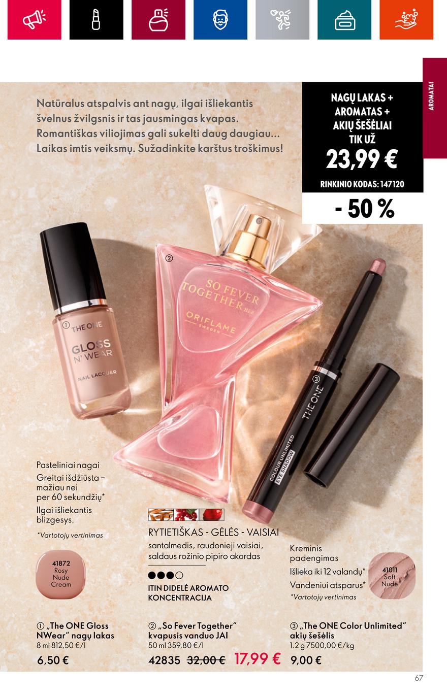 Oriflame katalogas akcijos nuo 
  2023-06-28 iki 
  2023-07-18 | Leidinukas.lt puslapis 67