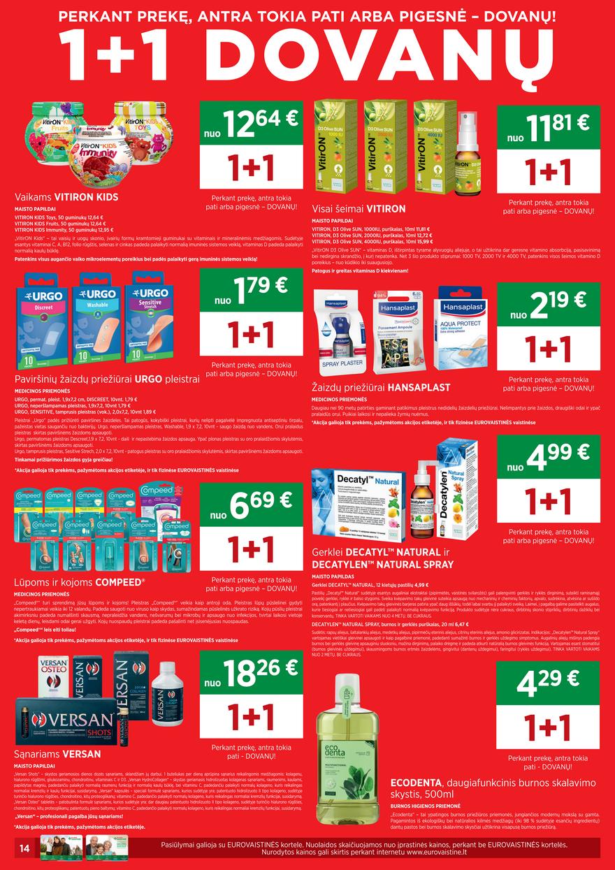 Euro vaistinė leidinys akcijos nuo 
  2021-05-01 iki 
  2021-05-31 | Leidinukas.lt puslapis 14