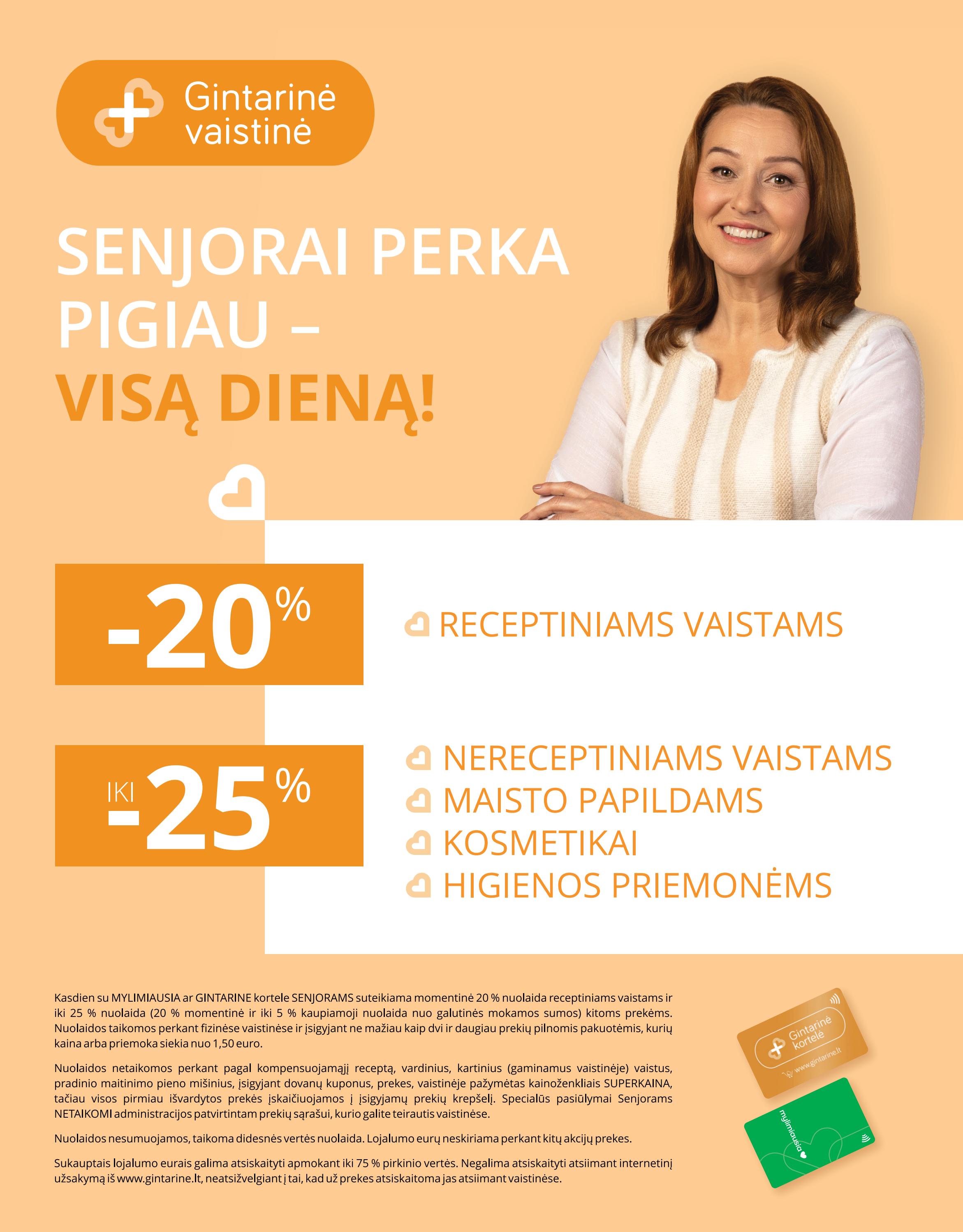 Gintarinė vaistinė leidinys akcijos nuo 
  2022-11-01 iki 
  2022-11-30 | Leidinukas.lt puslapis 32