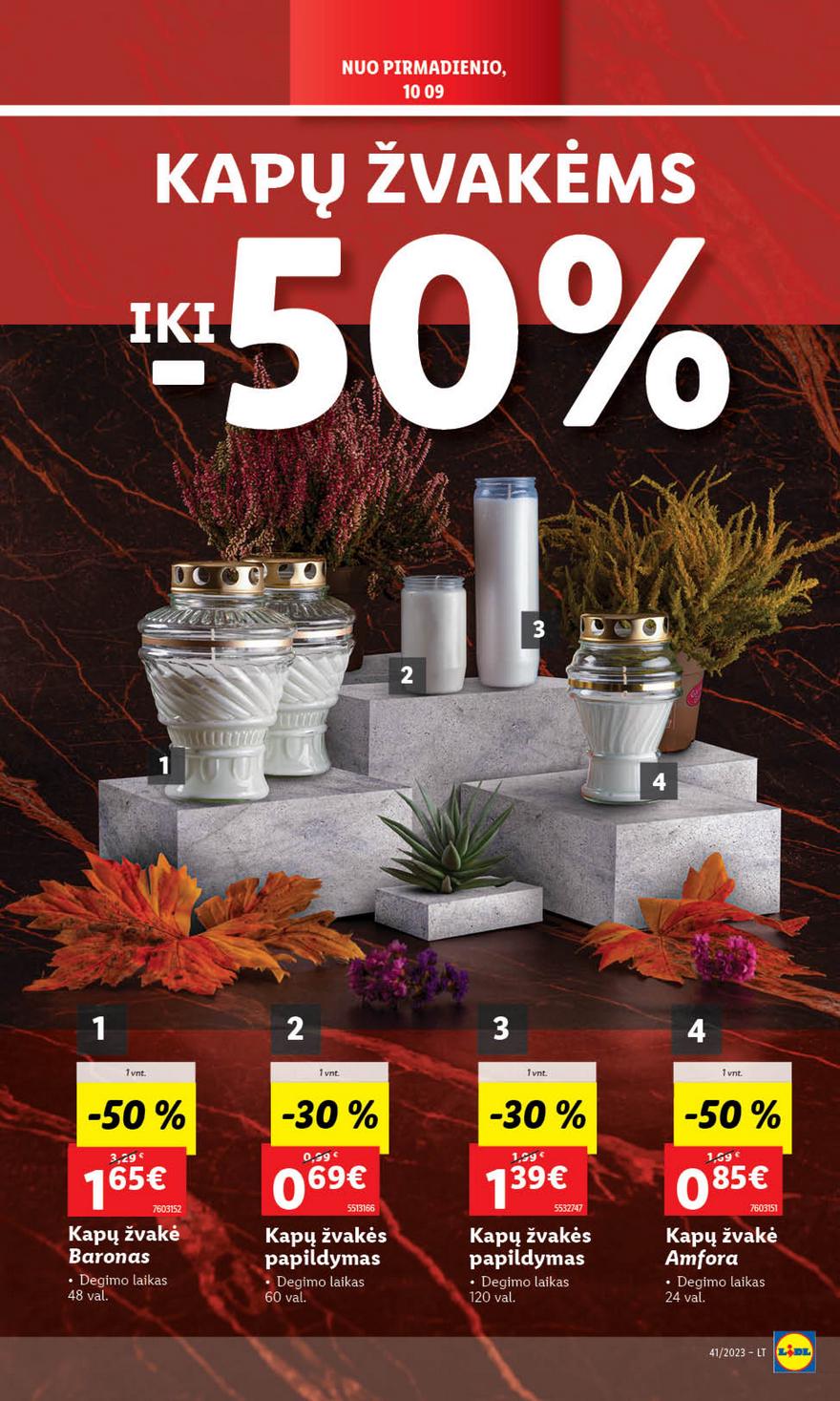 Lidl pasiūlymai akcijos nuo 
  2023-10-09 iki 
  2023-10-15 | Leidinukas.lt puslapis 51