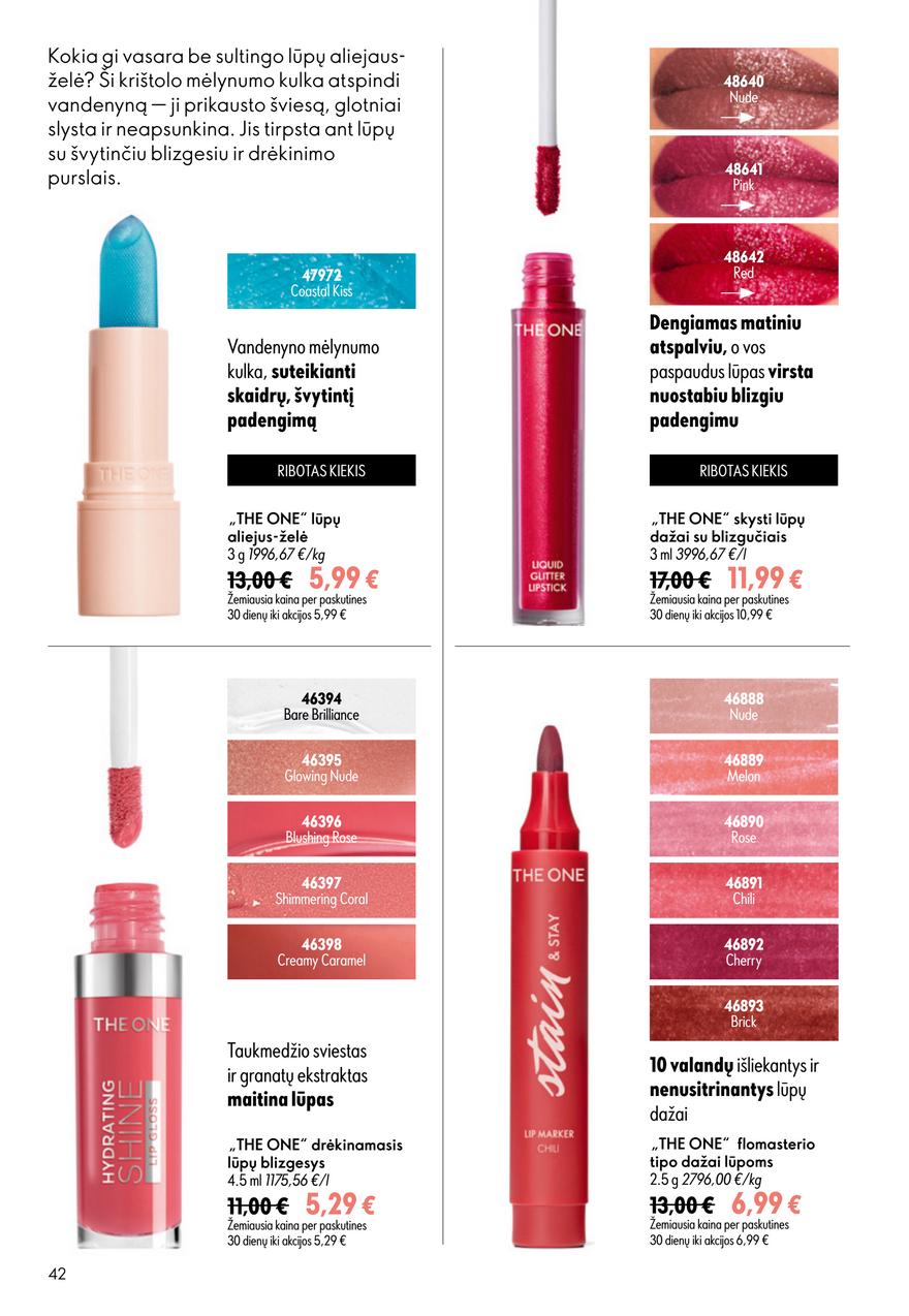 Oriflame katalogas akcijos nuo 
  2026-07-15 iki 
  2026-08-04 | Leidinukas.lt puslapis 42