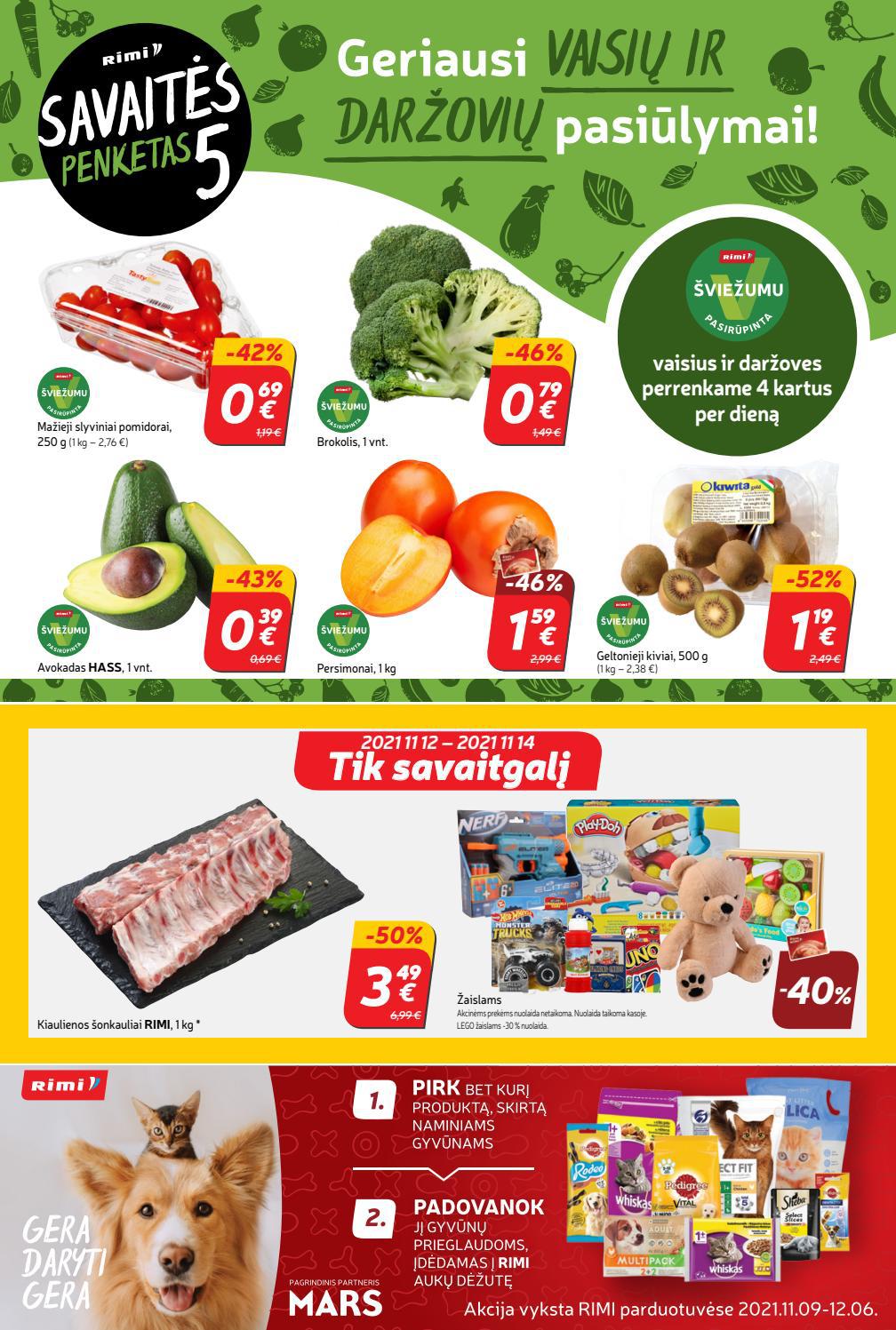 Rimi savaitinis leidinys akcijos nuo 
  2021-11-09 iki 
  2021-11-15 | Leidinukas.lt puslapis 23