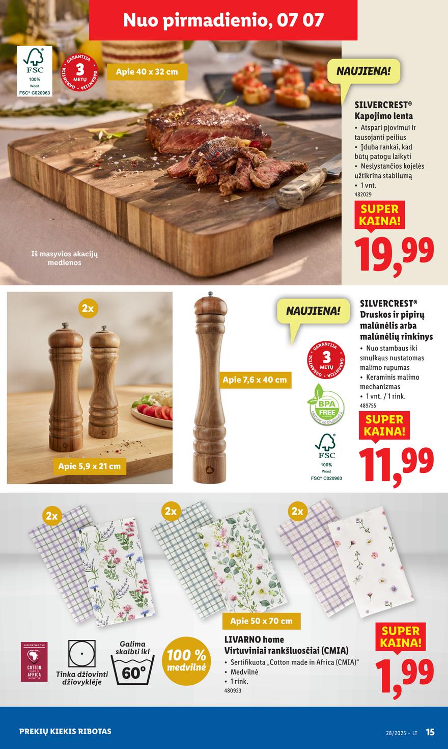 Lidl ne maisto leidinys akcijos nuo 
  2025-07-07 iki 
  2025-07-13 | Leidinukas.lt puslapis 15