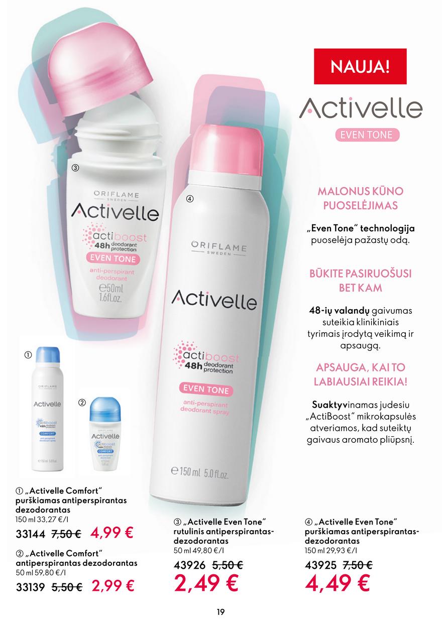 Oriflame katalogas akcijos nuo 
  2023-02-22 iki 
  2023-03-14 | Leidinukas.lt puslapis 19