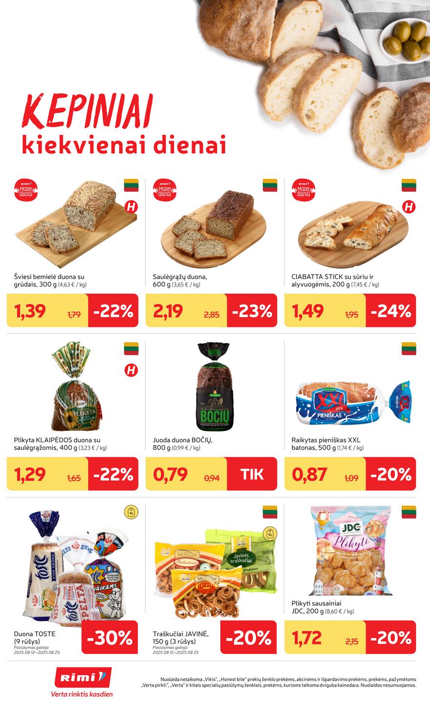 Rimi leidinys 34 akcijos nuo 
  2025-08-19 iki 
  2025-08-25 | Leidinukas.lt puslapis 12