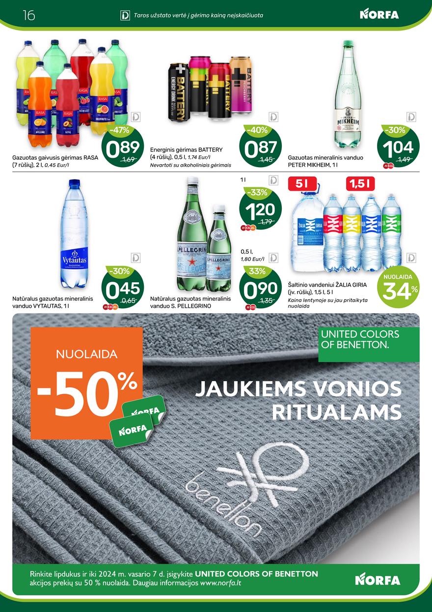 Norfos kaininis leidinys akcijos nuo 
  2023-11-16 iki 
  2023-11-29 | Leidinukas.lt puslapis 16