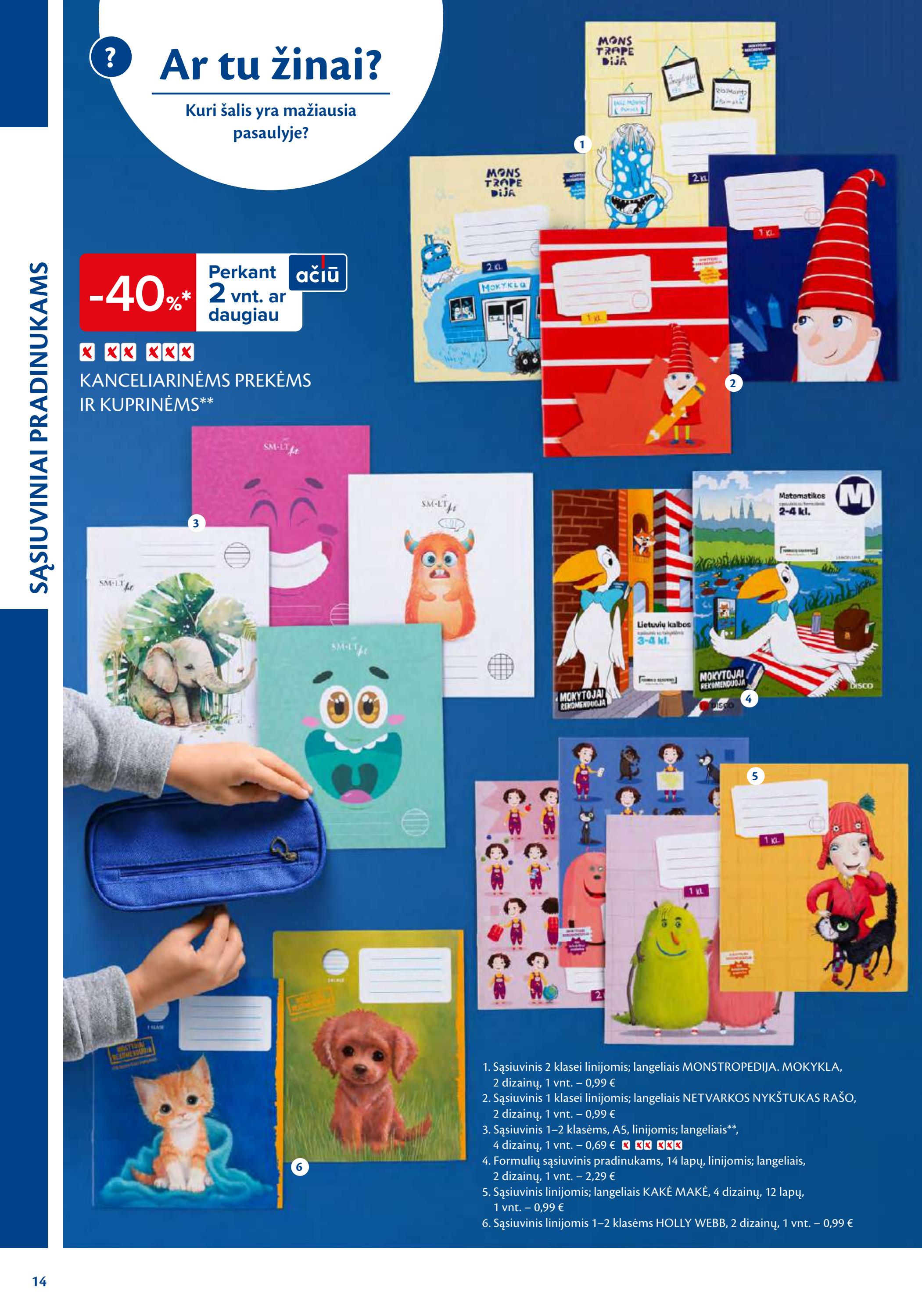Maxima leidinys akcijos nuo 
  2023-07-27 iki 
  2023-09-06 | Leidinukas.lt puslapis 14
