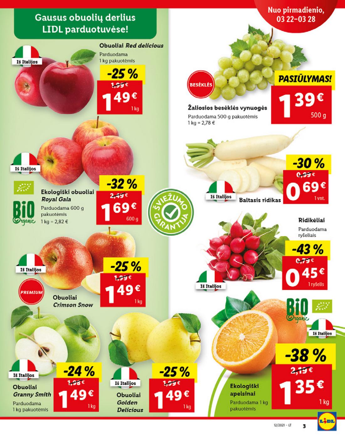 Lidl maisto prekių pasiūlymai akcijos nuo 
  2021-03-22 iki 
  2021-03-28 | Leidinukas.lt puslapis 3