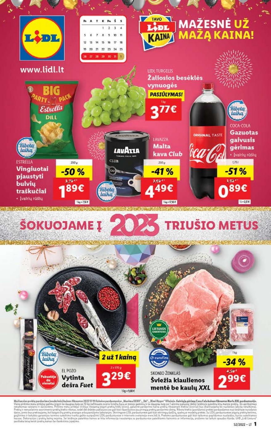 Lidl maisto prekių pasiūlymai akcijos nuo 
  2022-12-26 iki 
  2023-01-01 | Leidinukas.lt puslapis 1