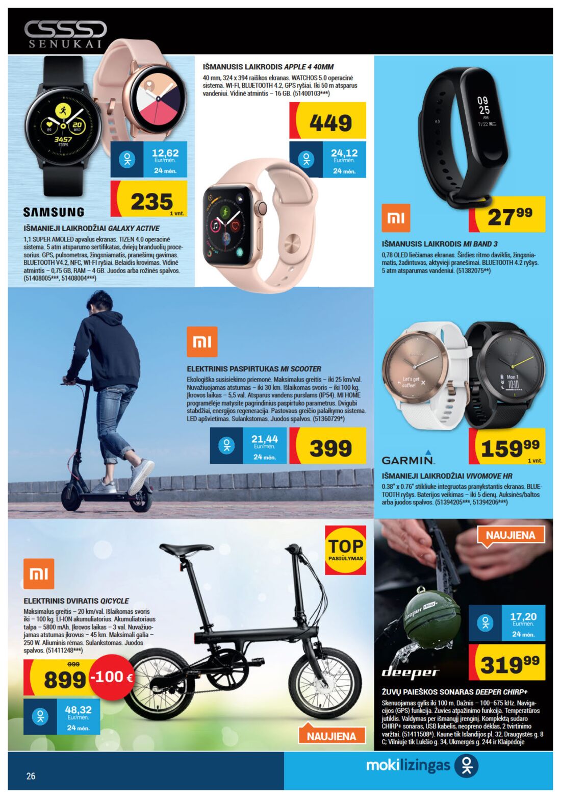 Senukai reklaminis leidinys akcijos nuo 
  2019-06-06 iki 
  2019-07-01 | Leidinukas.lt puslapis 26