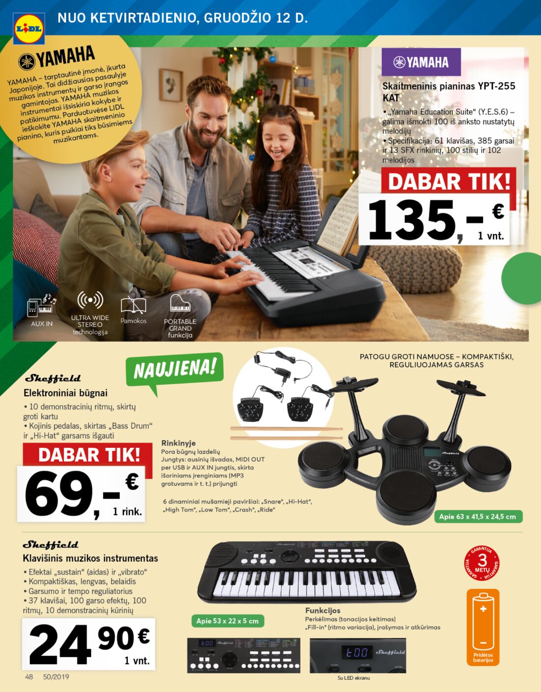 Lidl savaitinis leidinys akcijos nuo 
  2019-12-09 iki 
  2019-12-15 | Leidinukas.lt puslapis 48