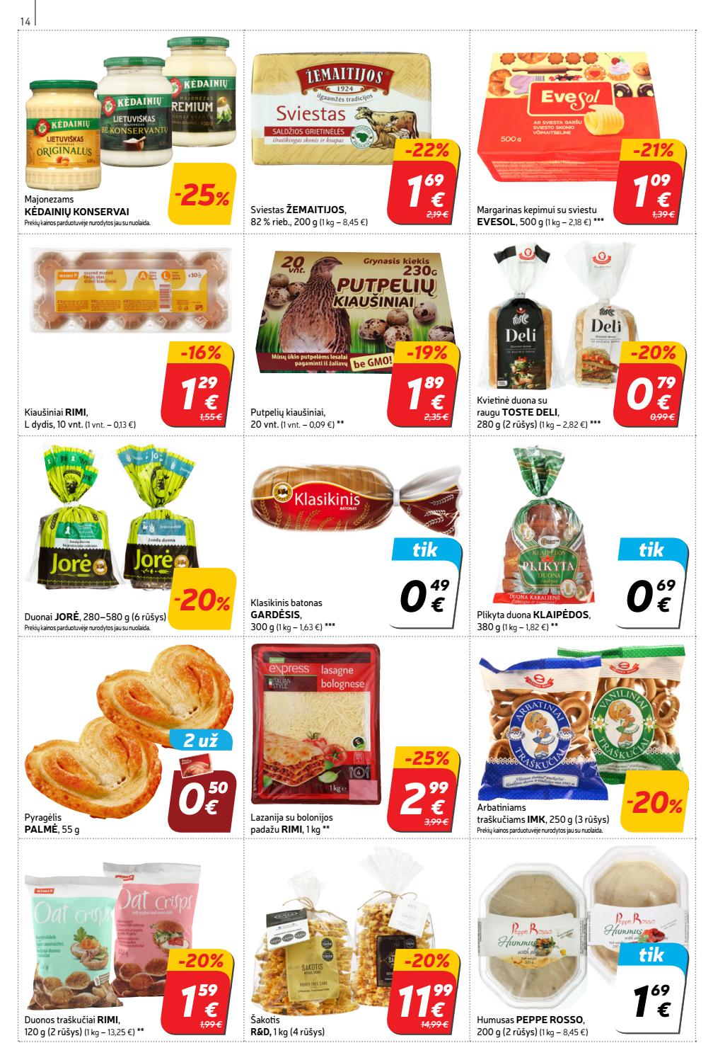 Rimi savaitinis leidinys akcijos nuo 
  2019-08-27 iki 
  2019-09-02 | Leidinukas.lt puslapis 14