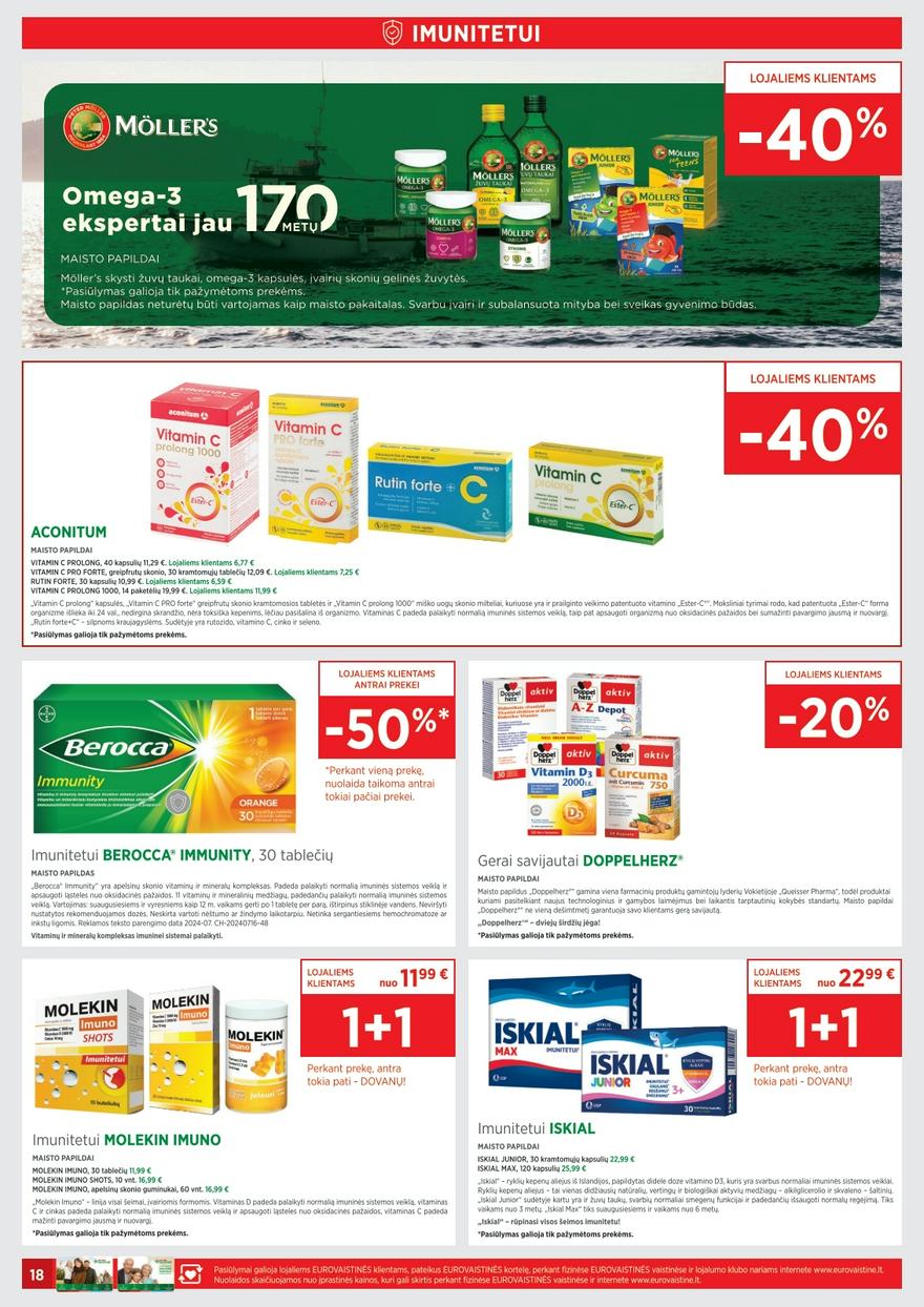 Euro vaistinė katalogas akcijos nuo 
  2025-03-01 iki 
  2025-03-31 | Leidinukas.lt puslapis 18