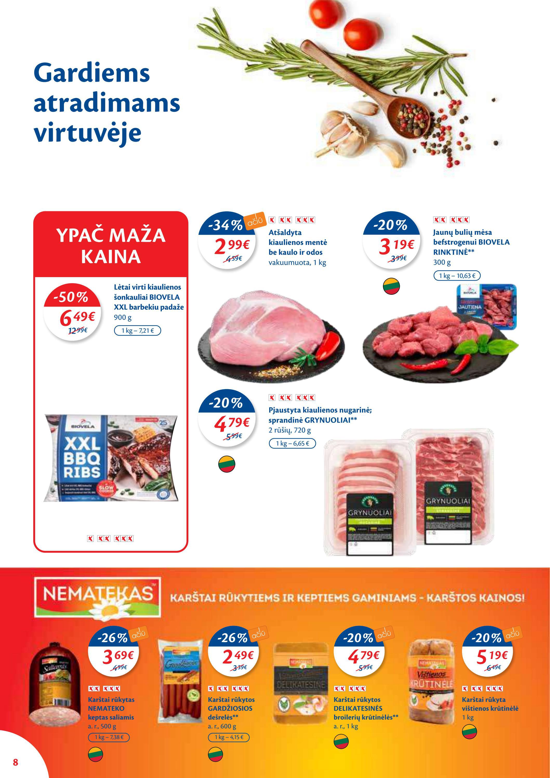 Maxima kaininis leidinys akcijos nuo 
  2022-04-26 iki 
  2022-05-02 | Leidinukas.lt puslapis 8