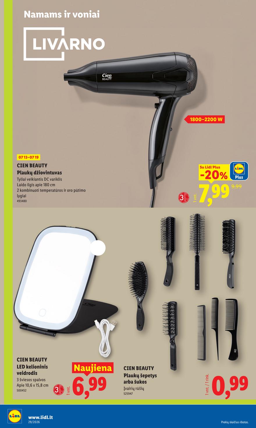 Lidl leidinys akcijos nuo 
  2026-07-13 iki 
  2026-07-19 | Leidinukas.lt puslapis 6