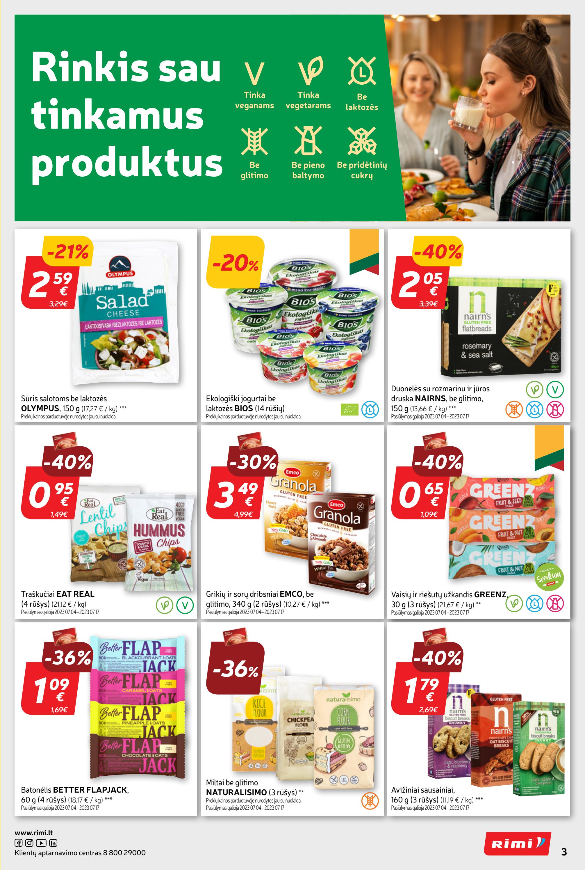 Rimi savaitinis leidinys akcijos nuo 
  2023-07-11 iki 
  2023-07-17 | Leidinukas.lt puslapis 3