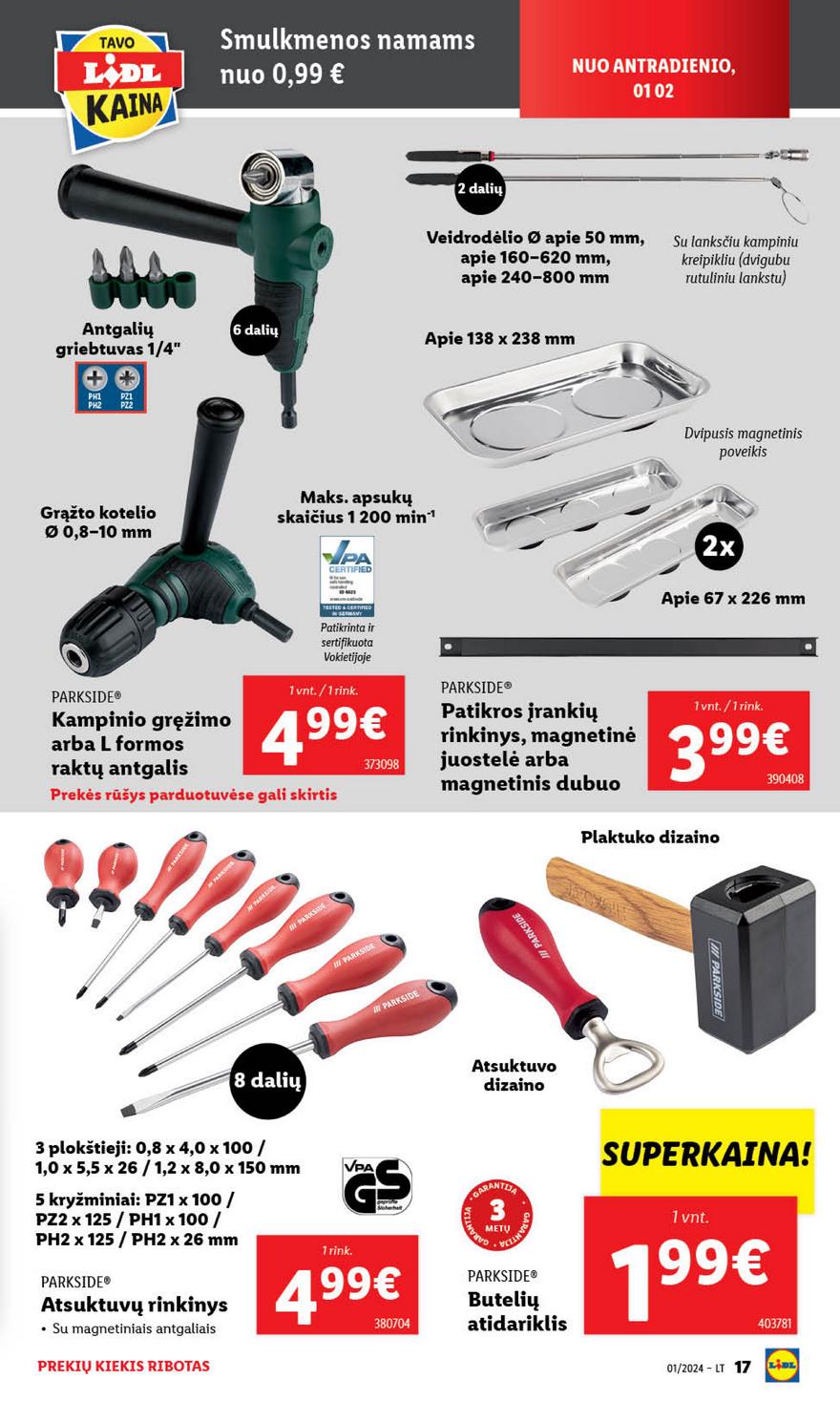 Ldil ne maisto leidinys akcijos nuo 
  2024-01-01 iki 
  2024-01-07 | Leidinukas.lt puslapis 17