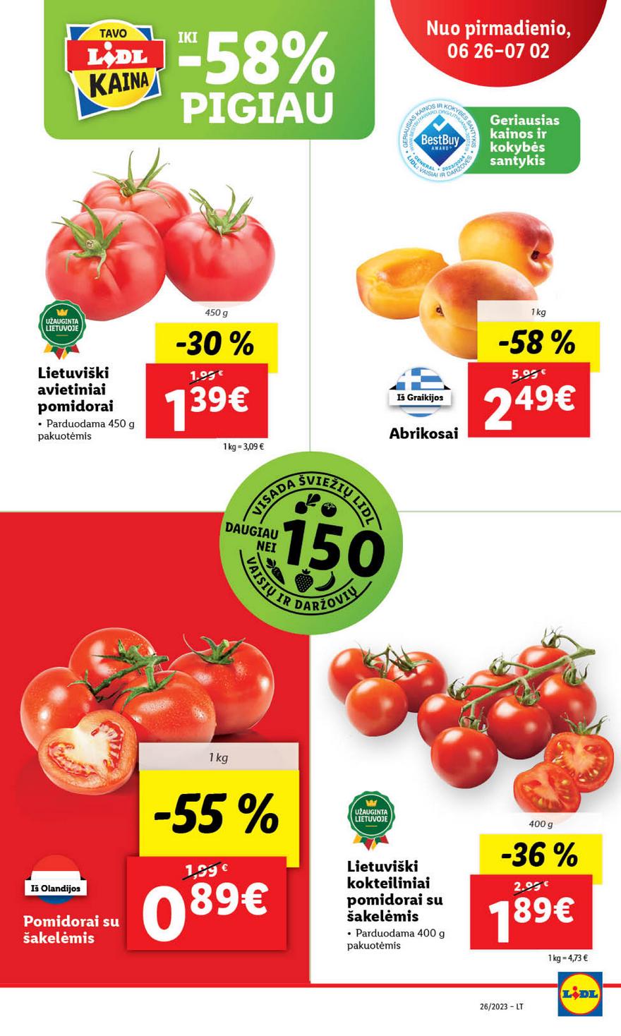 Lidl maisto prekių pasiūlymai akcijos nuo 
  2023-06-26 iki 
  2023-07-02 | Leidinukas.lt puslapis 7
