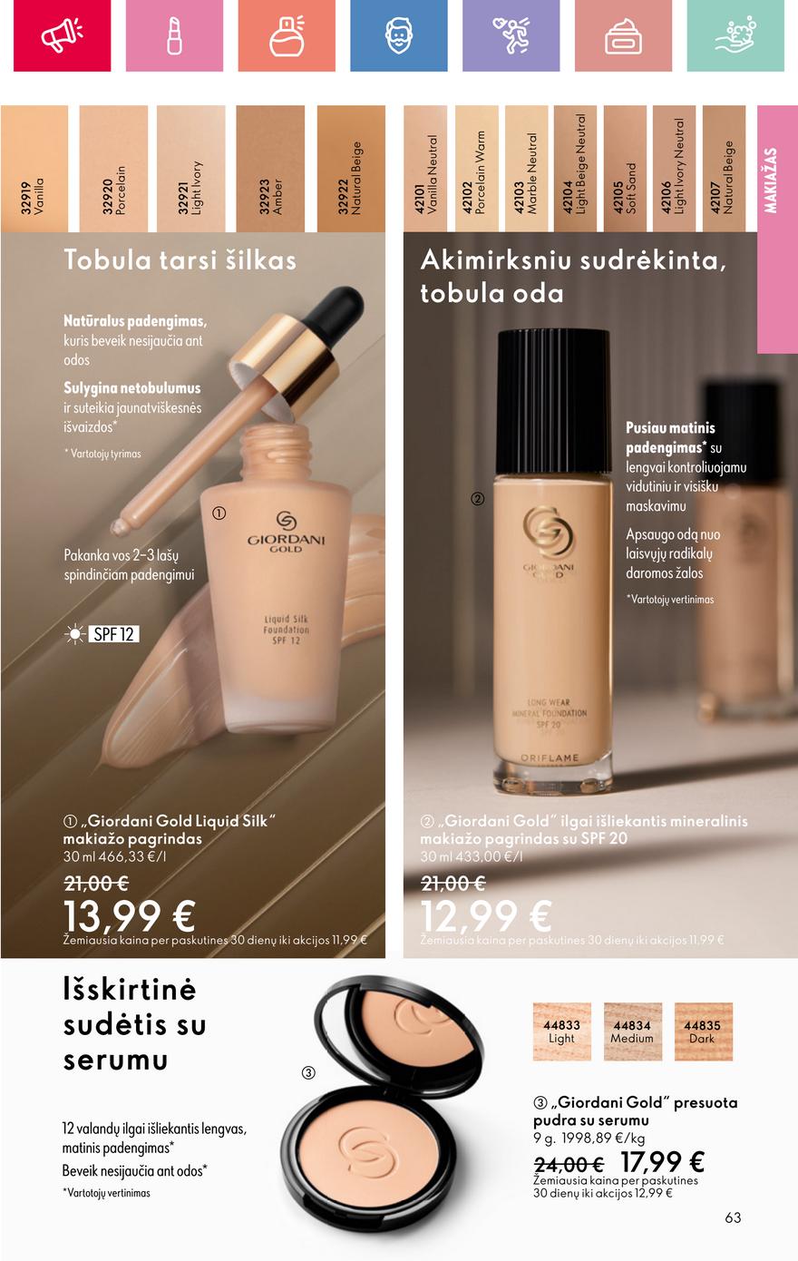 Oriflame katalogas akcijos nuo 
  2025-03-09 iki 
  2025-03-29 | Leidinukas.lt puslapis 63