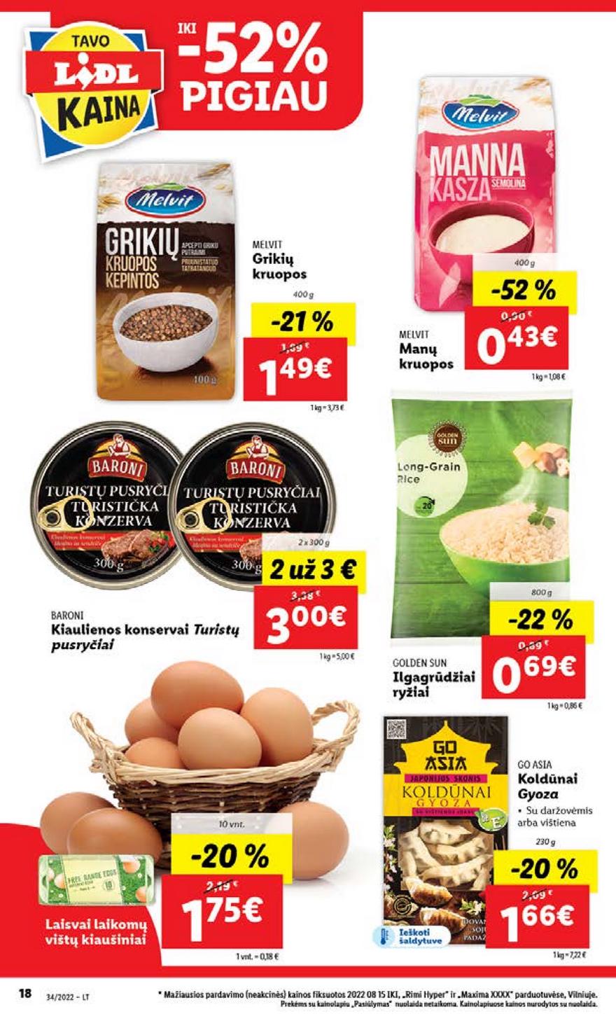 Lidl pasiūlymai akcijos nuo 
  2022-08-22 iki 
  2022-08-28 | Leidinukas.lt puslapis 18