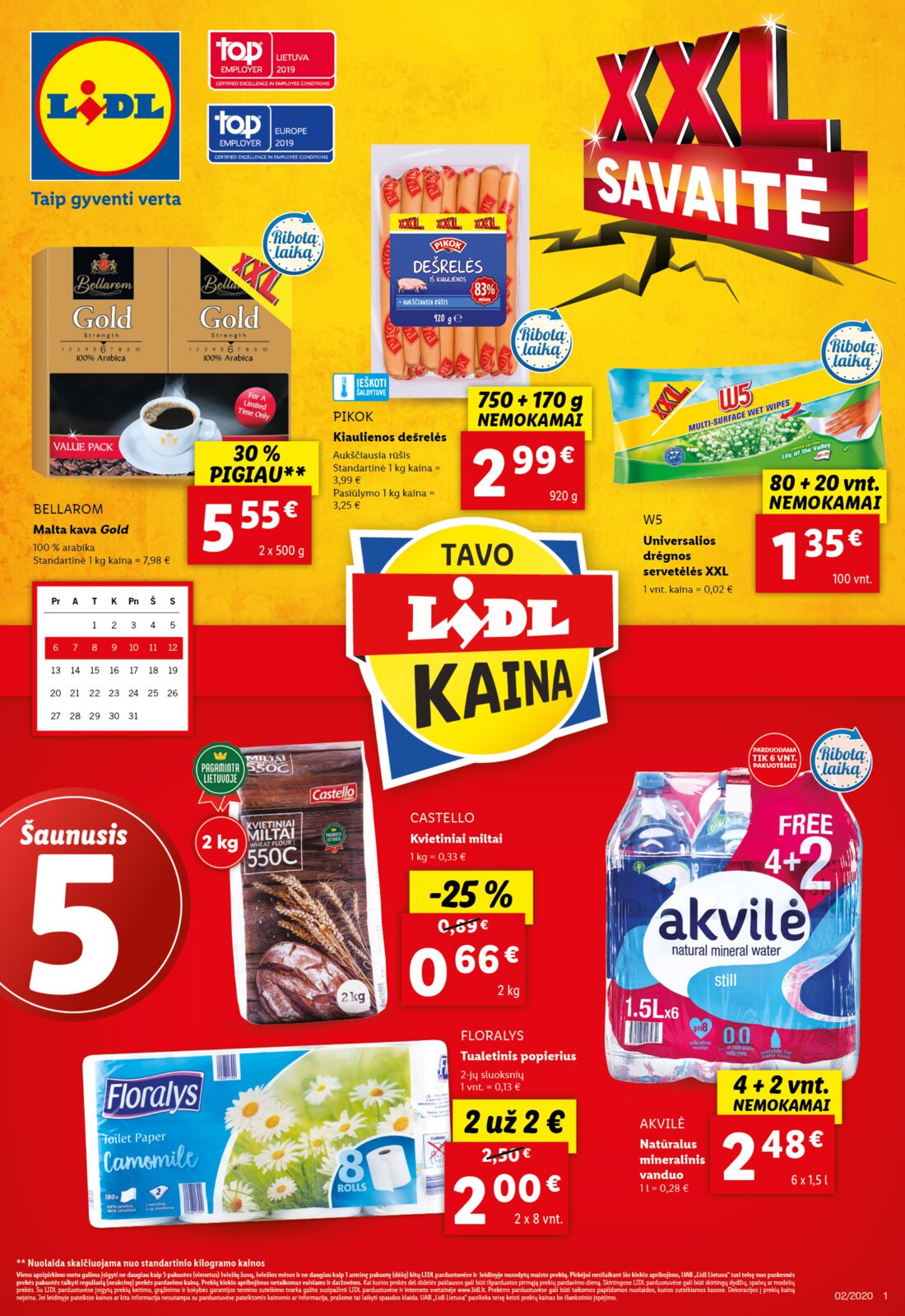 Lidl savaitinis leidinys akcijos nuo 
  2020-01-06 iki 
  2020-01-12 | Leidinukas.lt puslapis 1