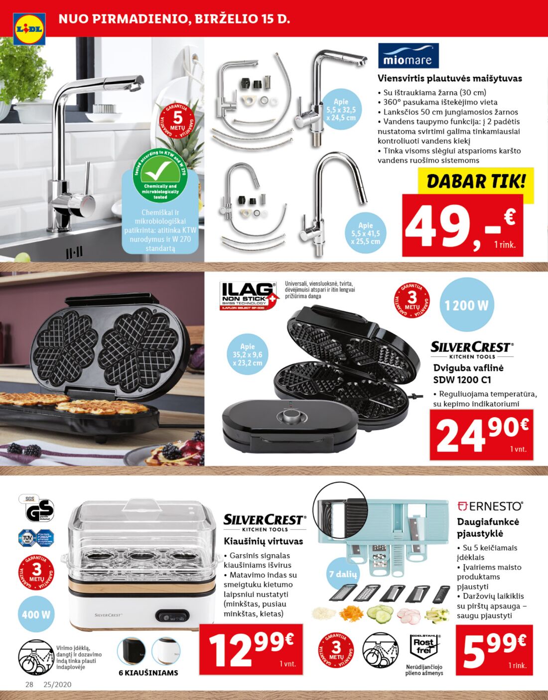 Lidl savaitinis leidinys akcijos nuo 
  2020-06-15 iki 
  2020-06-21 | Leidinukas.lt puslapis 28