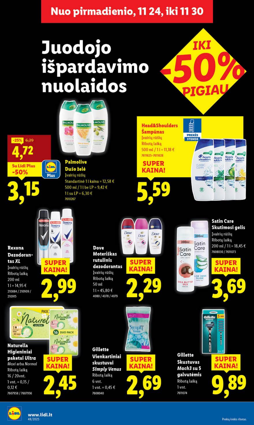 Lidl leidinys naujas akcijos nuo 
  2025-11-24 iki 
  2025-11-30 | Leidinukas.lt puslapis 2