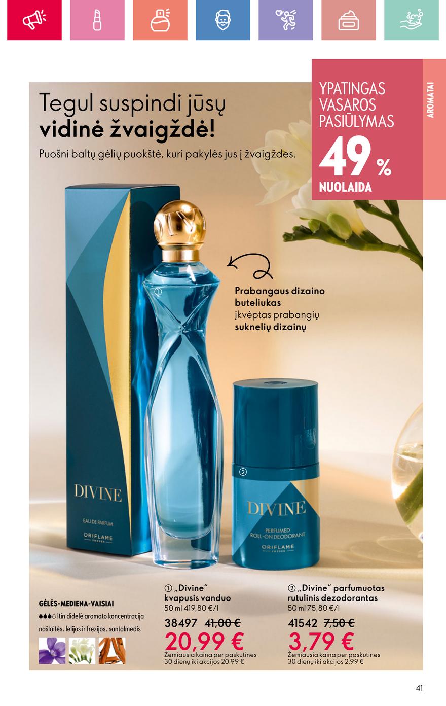 Oriflame katalogas akcijos nuo 
  2025-06-22 iki 
  2025-07-12 | Leidinukas.lt puslapis 41