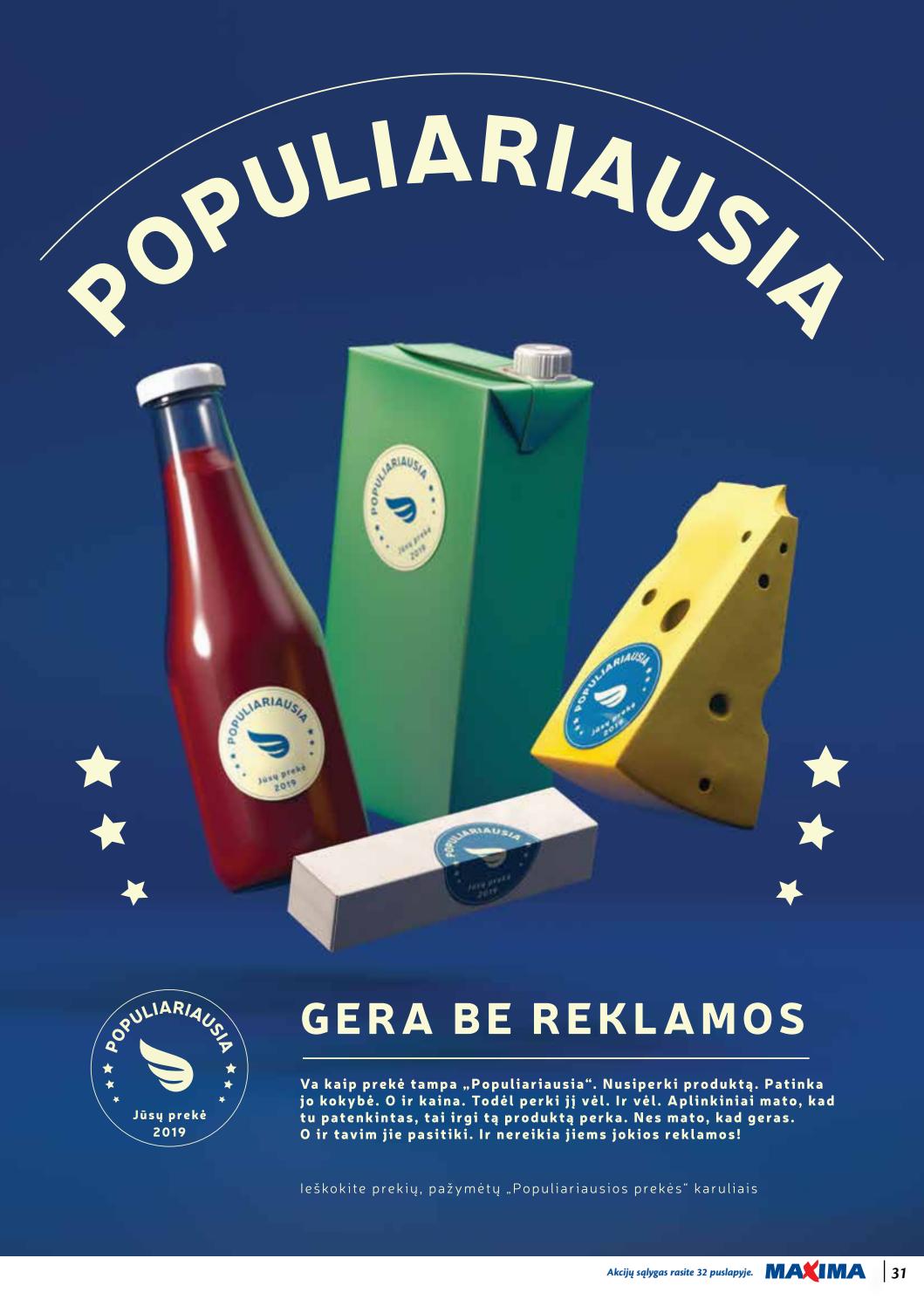 Maxima kaininis leidinys akcijos nuo 
  2020-06-02 iki 
  2020-06-08 | Leidinukas.lt puslapis 31