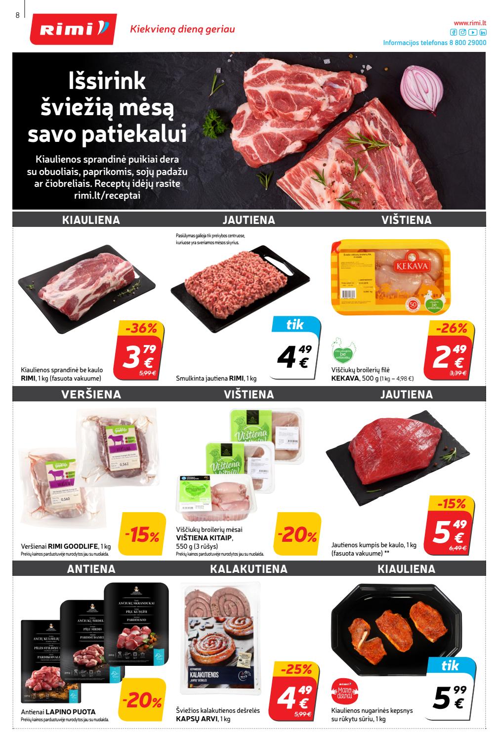 Rimi savaitinis leidinys akcijos nuo 
  2019-11-19 iki 
  2019-11-25 | Leidinukas.lt puslapis 8