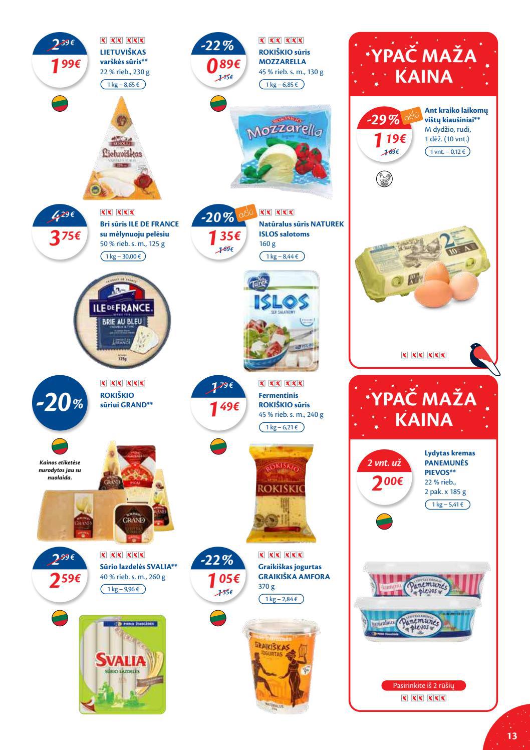 Maxima kaininis leidinys akcijos nuo 
  2021-12-28 iki 
  2022-01-03 | Leidinukas.lt puslapis 13