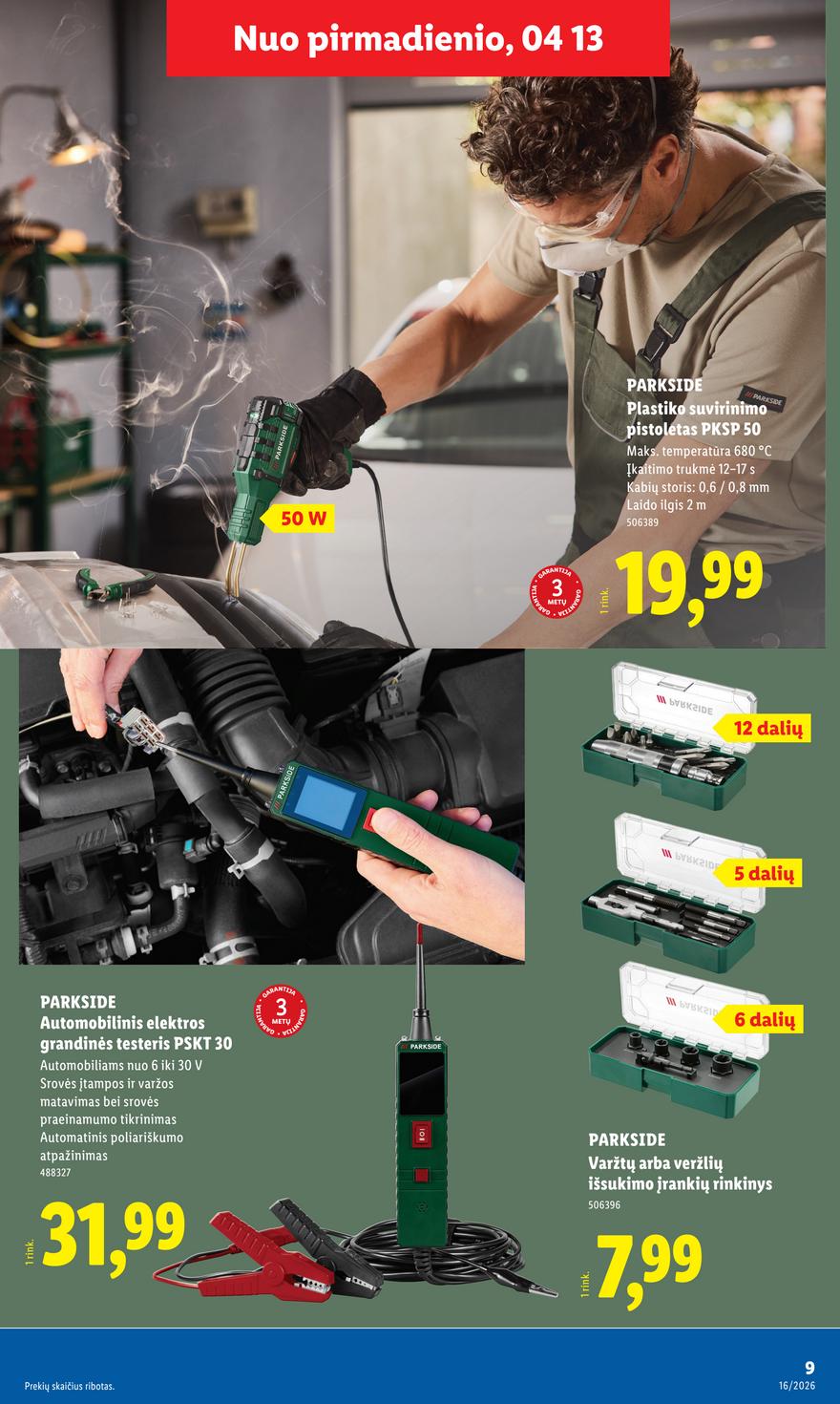 Lidl leidinys akcijos nuo 
  2026-04-13 iki 
  2026-04-19 | Leidinukas.lt puslapis 9