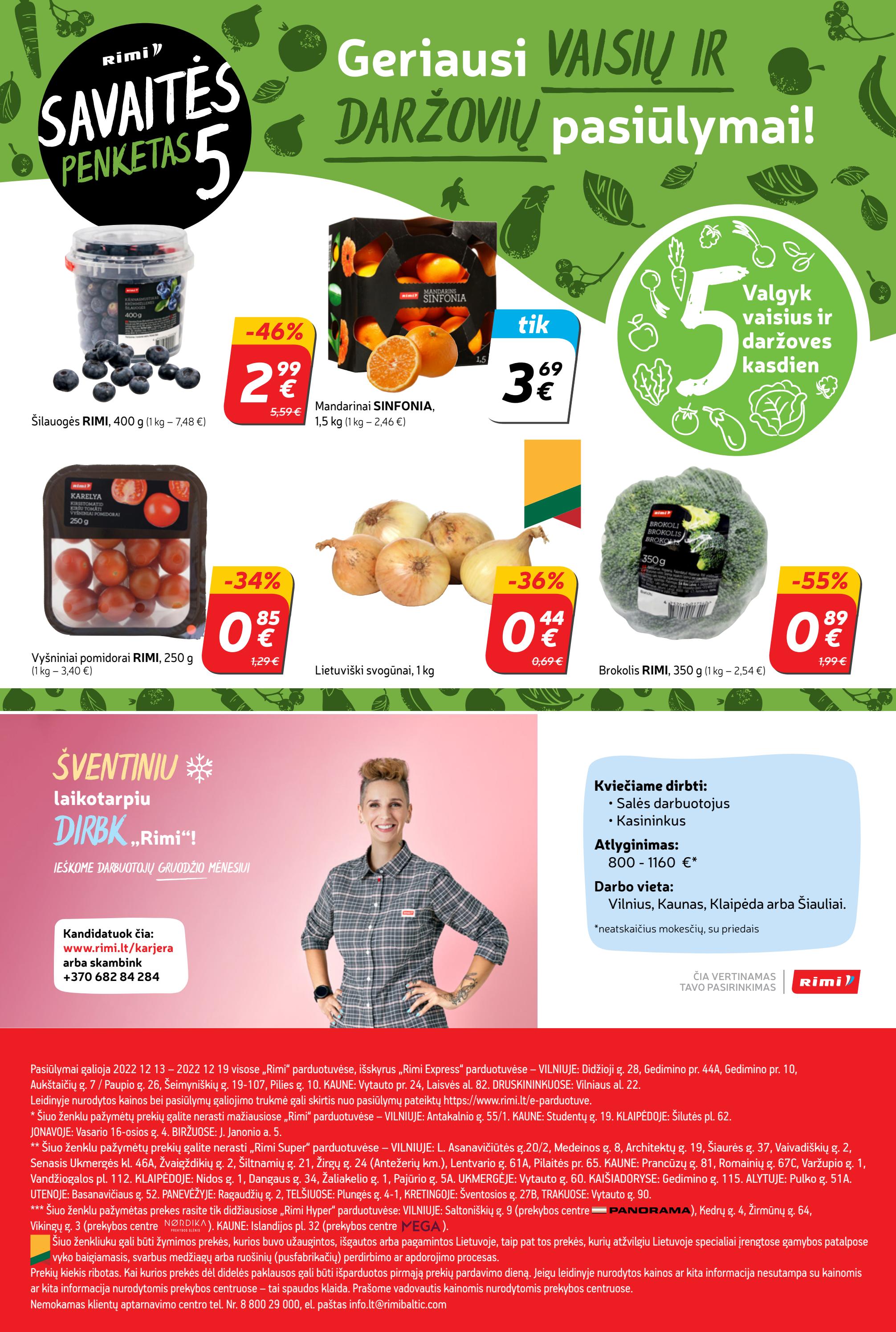 Rimi savaitinis leidinys akcijos nuo 
  2022-12-13 iki 
  2022-12-19 | Leidinukas.lt puslapis 31