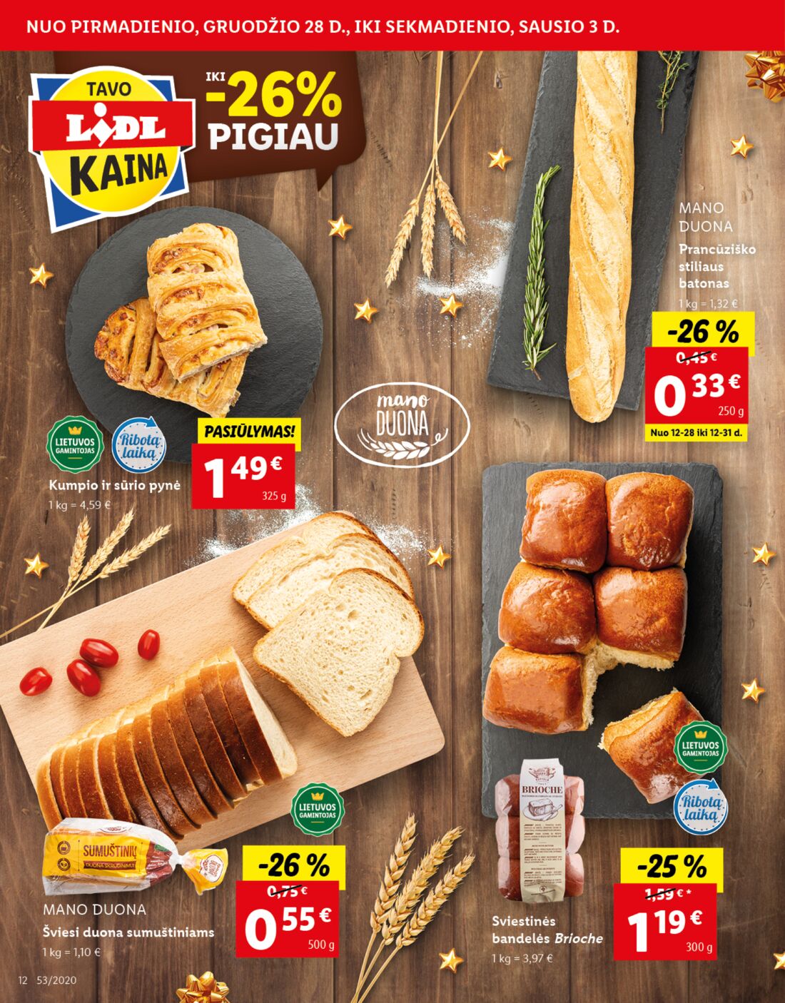 Lidl savaitinis leidinys akcijos nuo 
  2020-12-28 iki 
  2021-01-03 | Leidinukas.lt puslapis 12