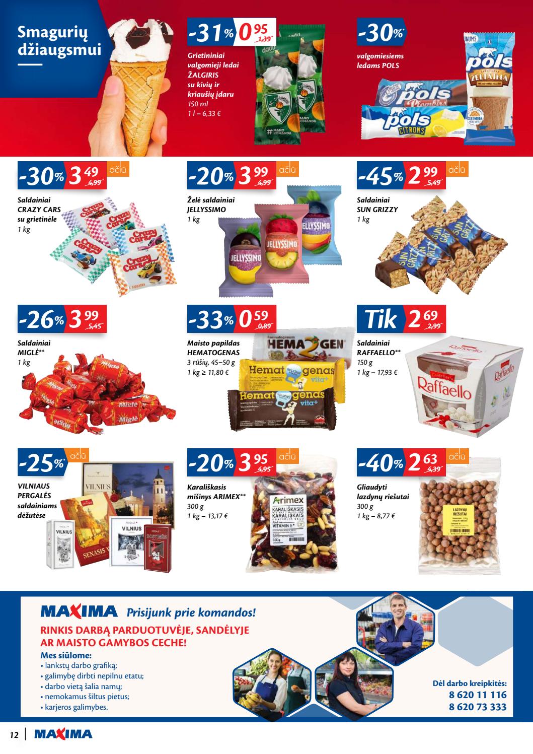 Maxima kaininis leidinys akcijos nuo 
  2019-11-05 iki 
  2019-11-11 | Leidinukas.lt puslapis 12