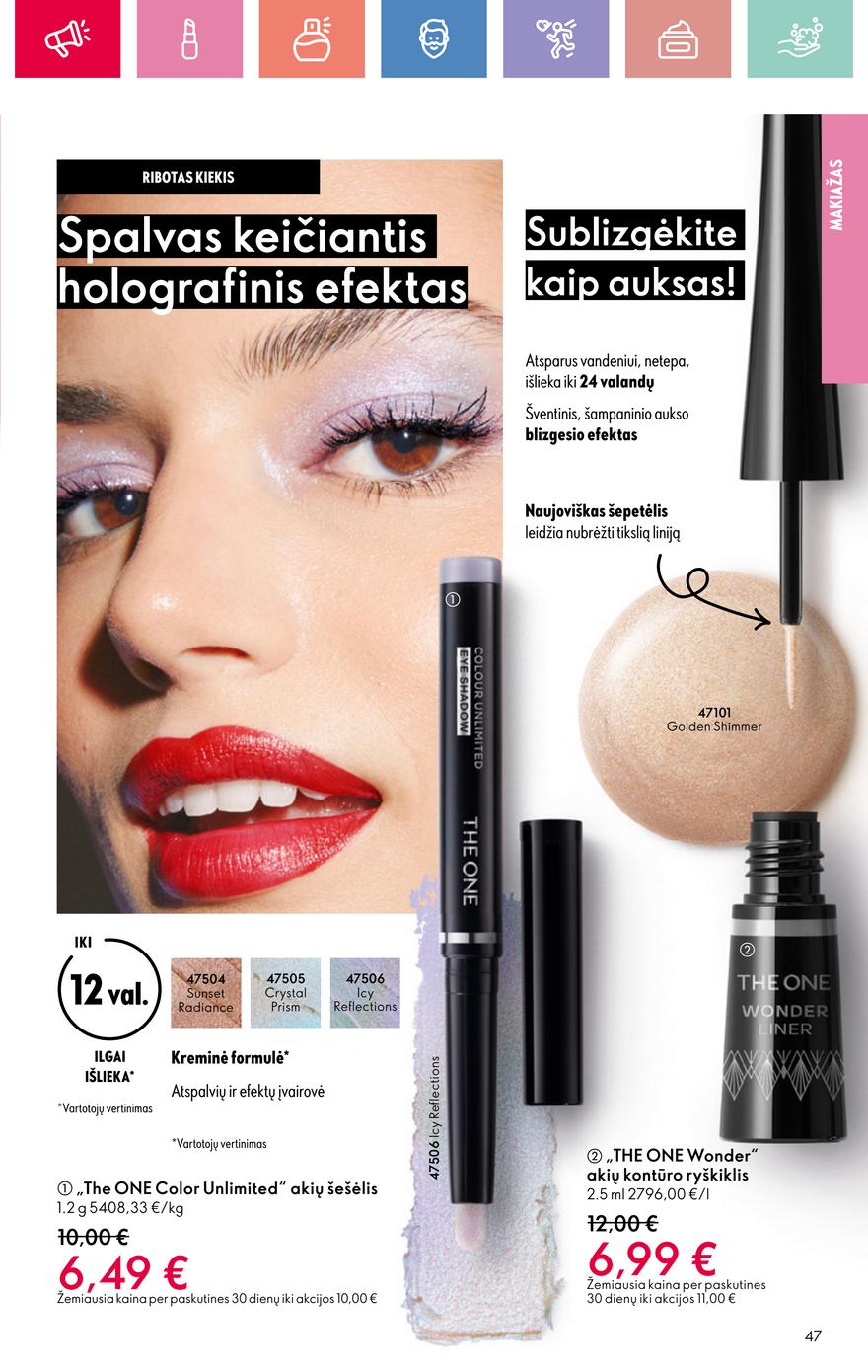 Oriflame katalogas akcijos nuo 
  2025-04-20 iki 
  2025-05-10 | Leidinukas.lt puslapis 47