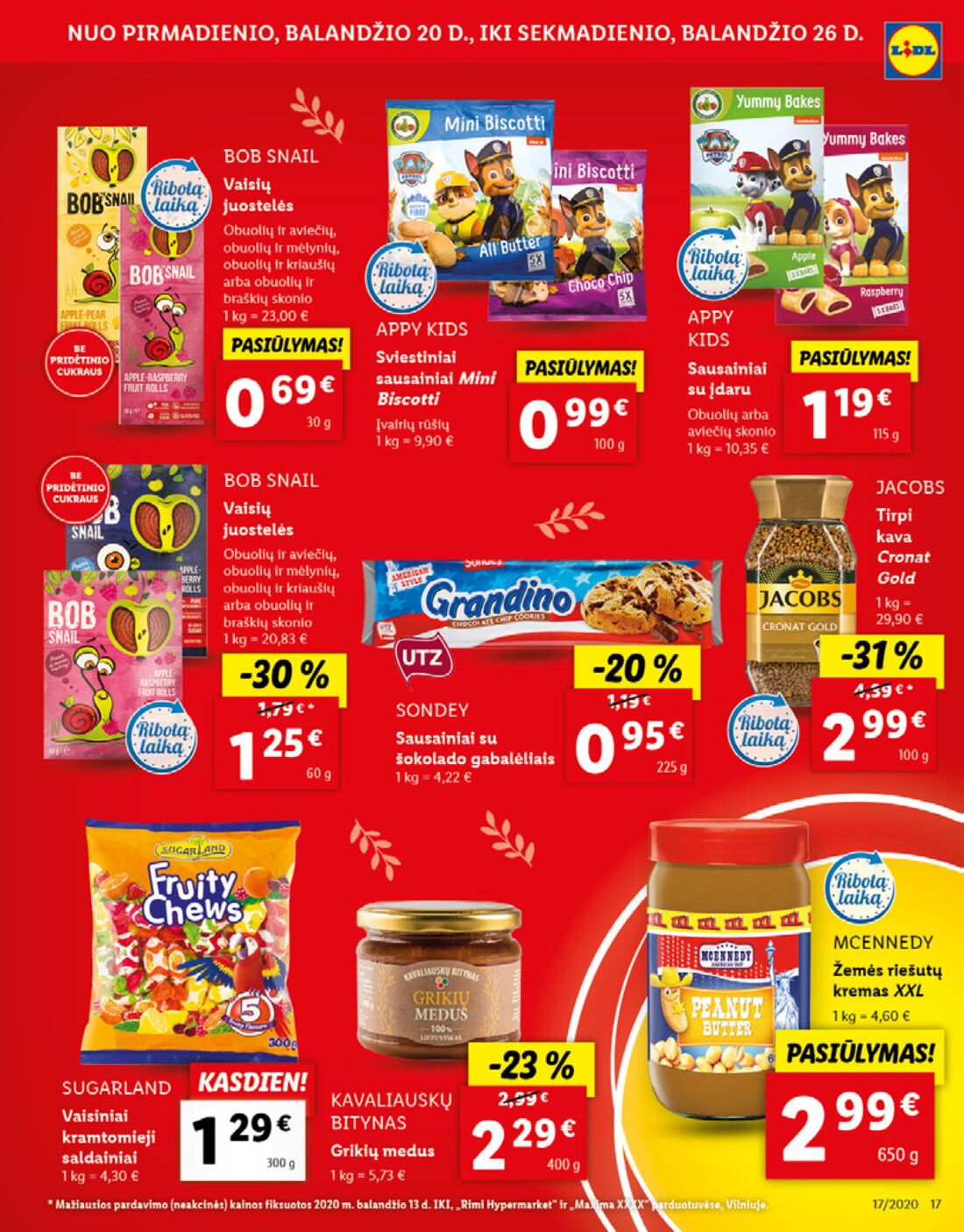 Lidl savaitinis leidinys akcijos nuo 
  2020-04-20 iki 
  2020-04-26 | Leidinukas.lt puslapis 17