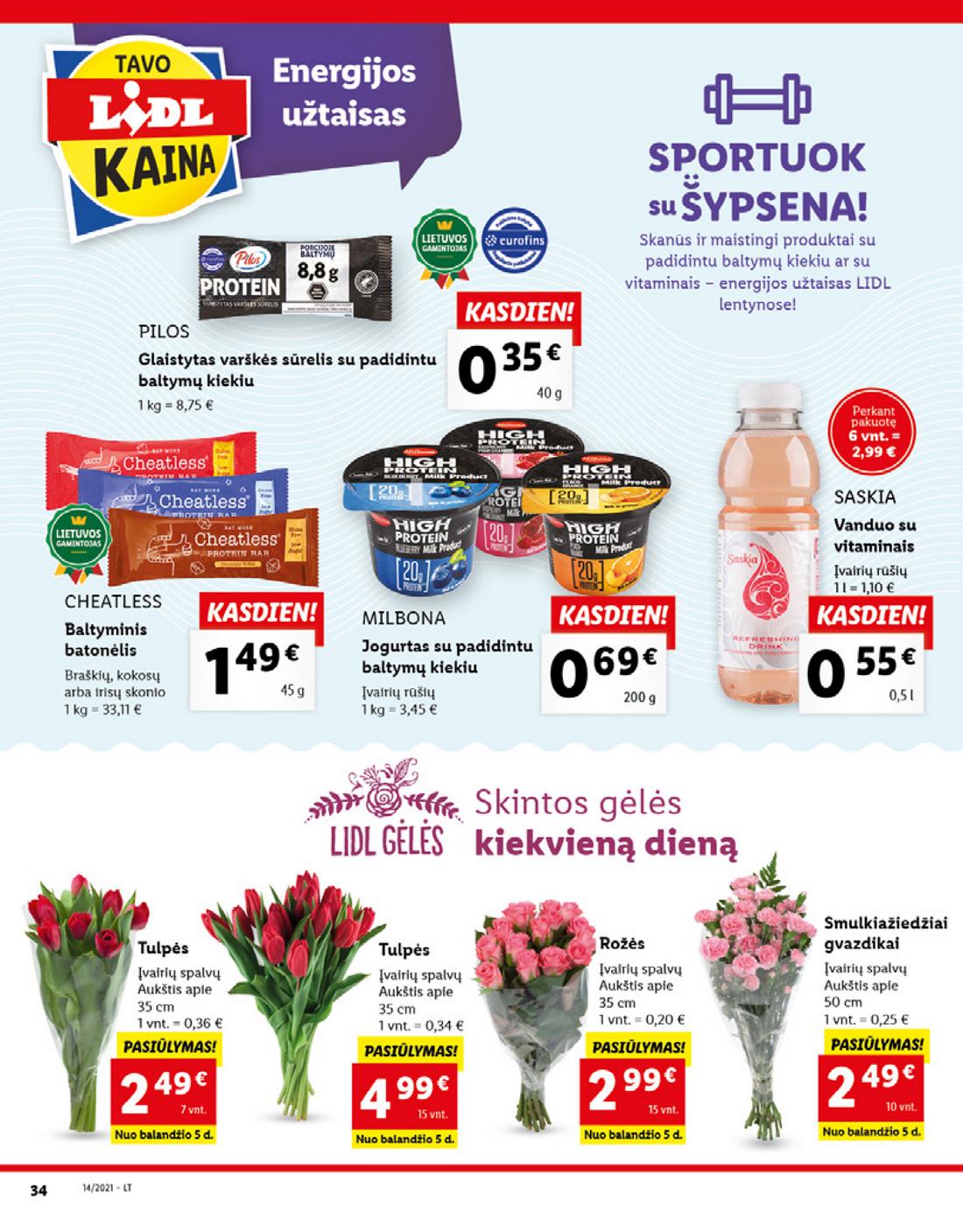 Lidl maisto prekių pasiūlymai akcijos nuo 
  2021-04-05 iki 
  2021-04-11 | Leidinukas.lt puslapis 34